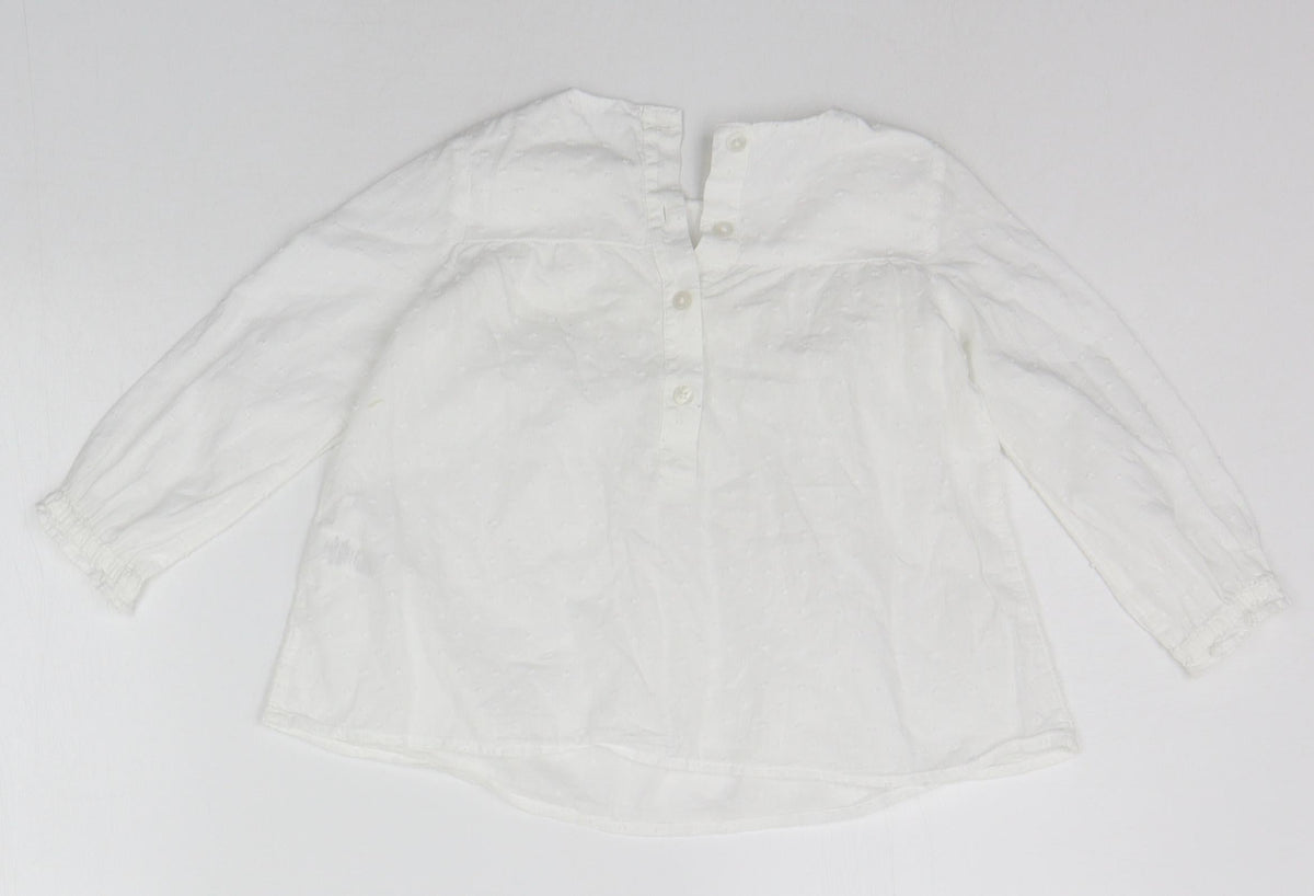 TU Baby White   Basic Button-Up Size 18-24 Months