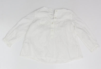 TU Baby White   Basic Button-Up Size 18-24 Months