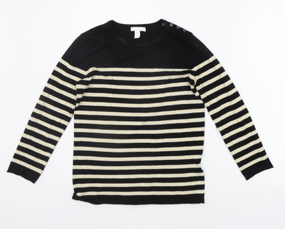 Womens UK Size XS H&M Beige Pullover Jumper