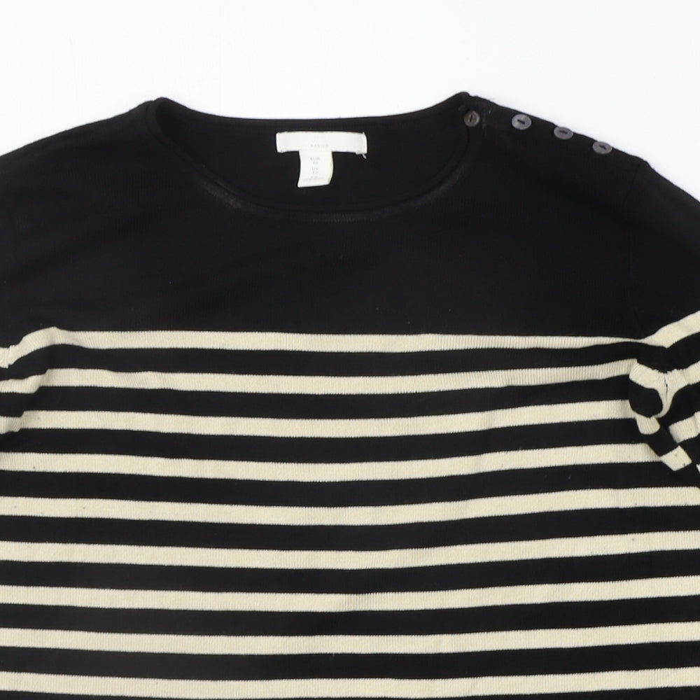 Womens UK Size XS H&M Beige Pullover Jumper