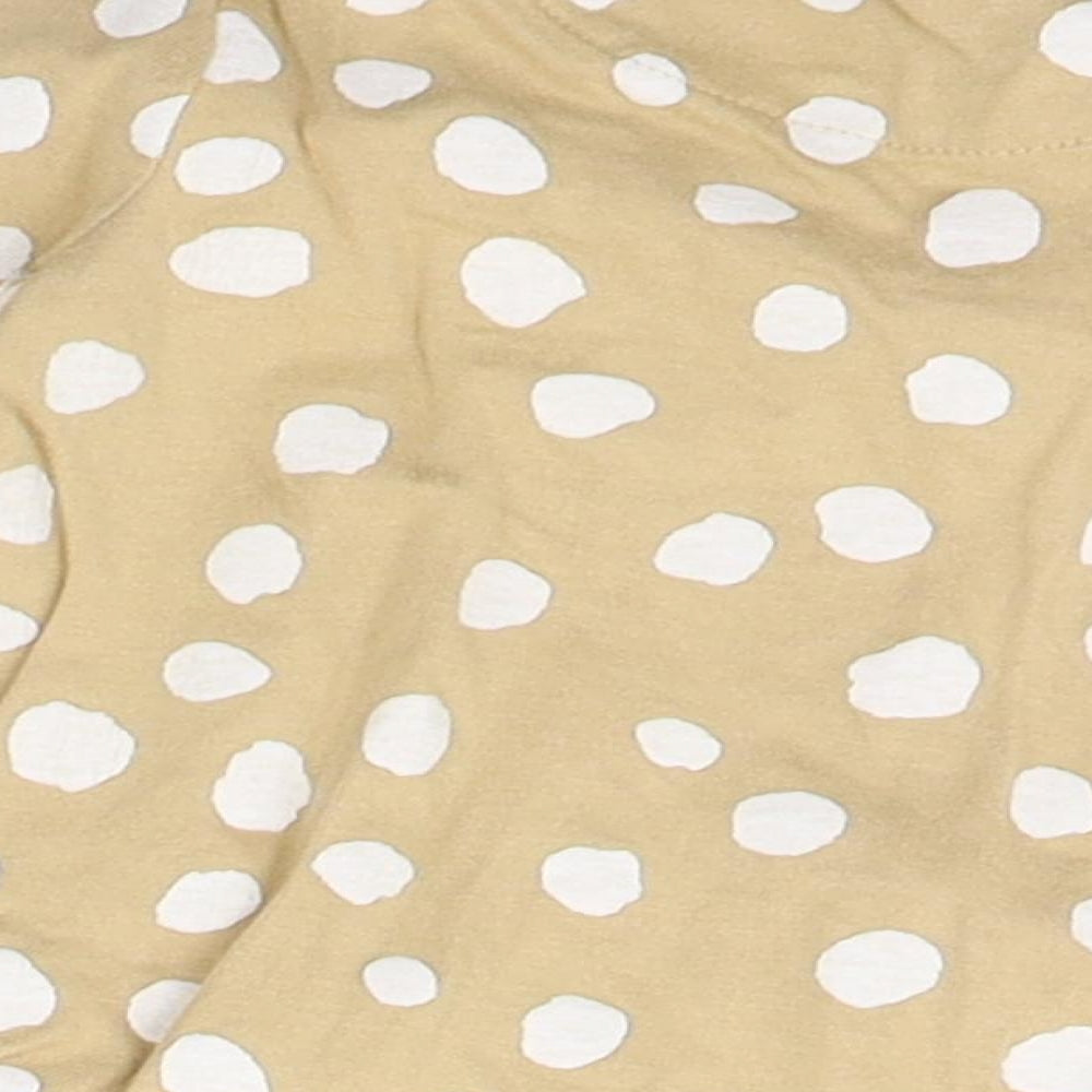 Nutmeg Baby Beige Polka Dot  Basic T-Shirt Size 12-18 Months