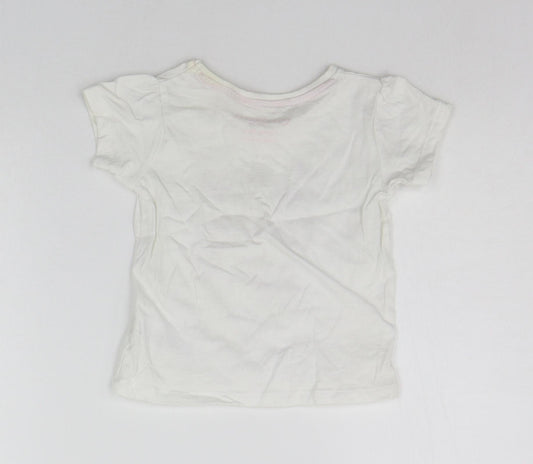 Primark Baby White   Basic T-Shirt Size 12-18 Months