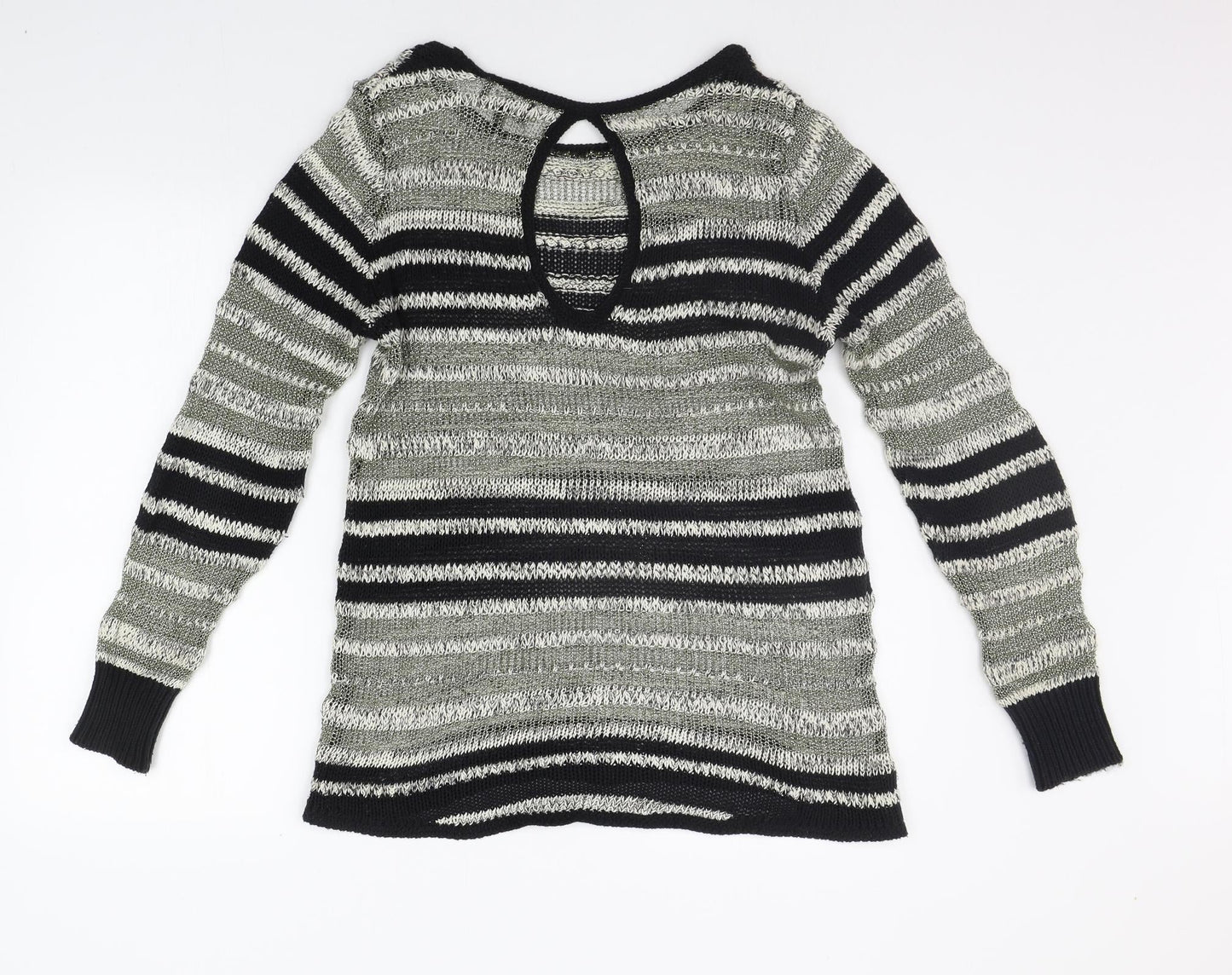 NEXT Womens Beige Striped  A-Line  Size 14