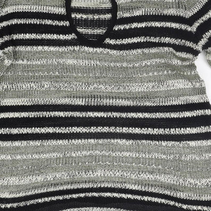 NEXT Womens Beige Striped  A-Line  Size 14