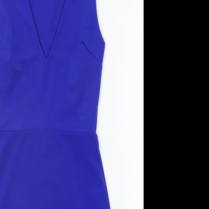 Boohoo Womens Blue   A-Line  Size 10