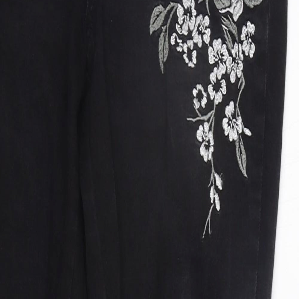 Preworn Womens Black   Skinny Jeans Size 10 L29 in