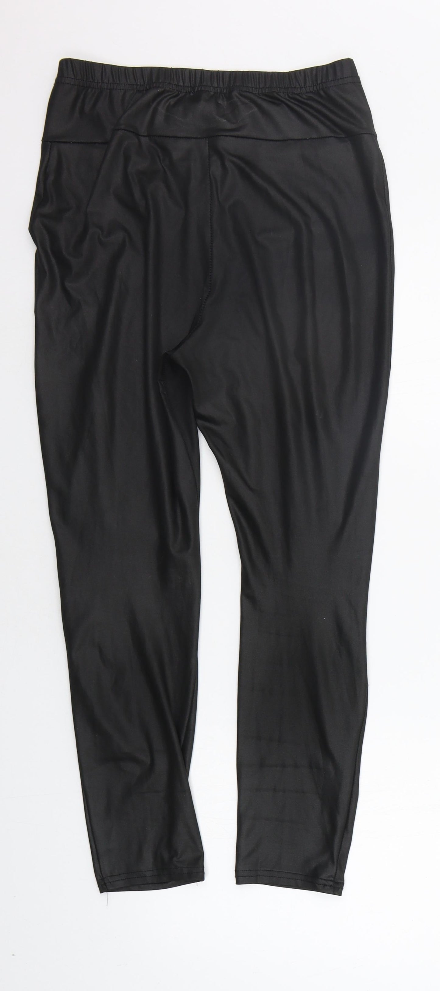 Womens UK Size 12 Boohoo Regular Fit Jegging Black Trousers