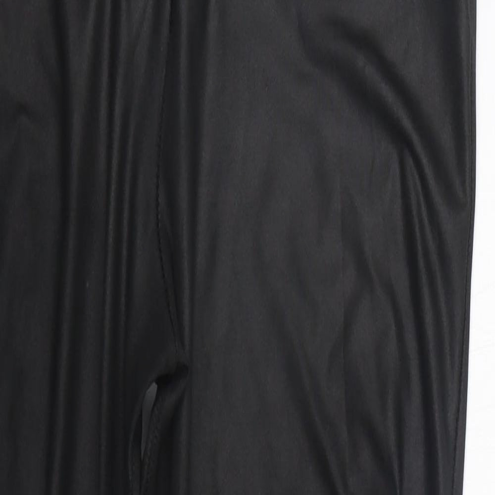 Womens UK Size 12 Boohoo Regular Fit Jegging Black Trousers