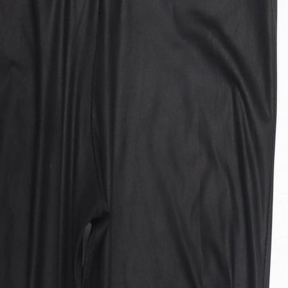Womens UK Size 12 Boohoo Regular Fit Jegging Black Trousers