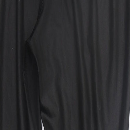 Womens UK Size 12 Boohoo Regular Fit Jegging Black Trousers