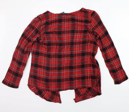 Womens UK Size 14 NEXT Red Pullover Jumper