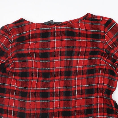 Womens UK Size 14 NEXT Red Pullover Jumper