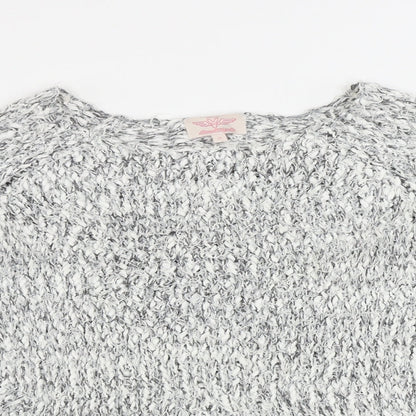 bad angels  Womens Grey   Pullover Jumper Size 10