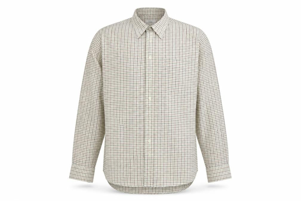 Mens UK Size 16.5 Berkertex White  Button-Up Long Sleeve Casual Shirt