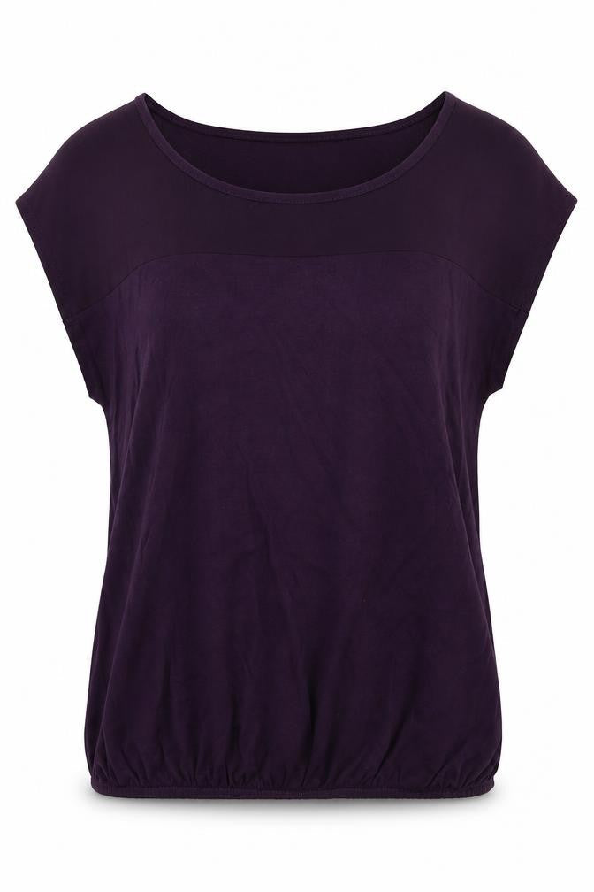 Womens UK Size 8 New Look Purple Basic Blouse