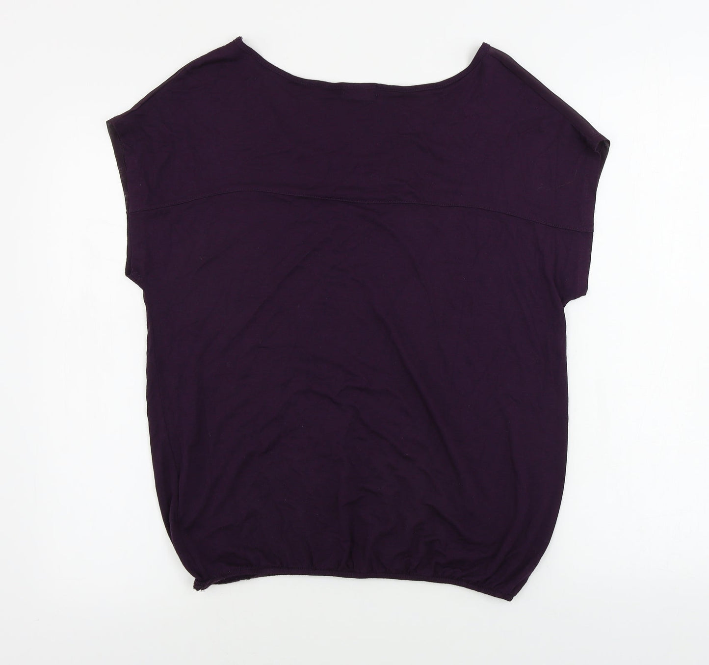 Womens UK Size 8 New Look Purple Basic Blouse