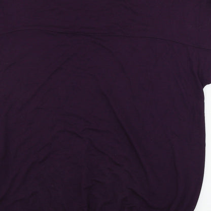 Womens UK Size 8 New Look Purple Basic Blouse