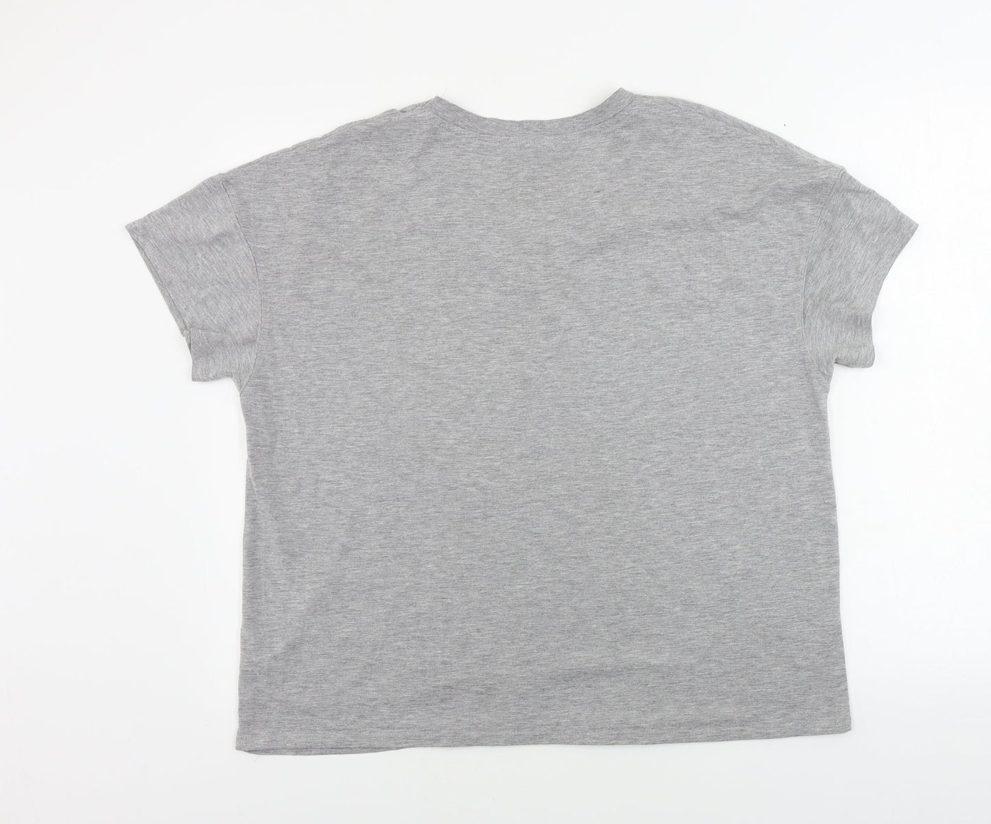 George  Mens Grey    T-Shirt Size L
