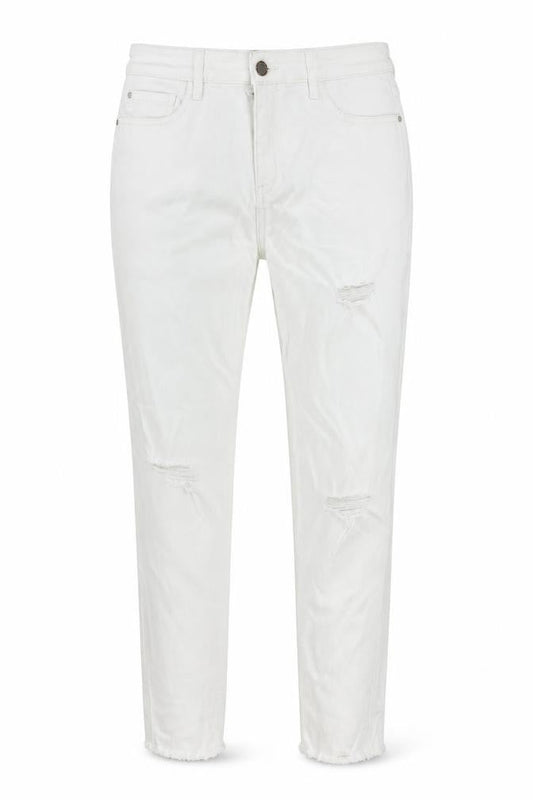 Womens UK Size 28 in F&F Regular Fit Straight White Jeans