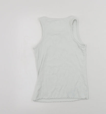 NEXT  Girls White   Basic T-Shirt Size 11 Years