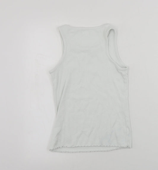 NEXT  Girls White   Basic T-Shirt Size 11 Years
