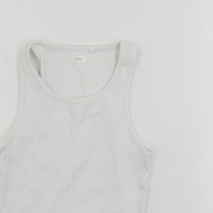 NEXT  Girls White   Basic T-Shirt Size 11 Years