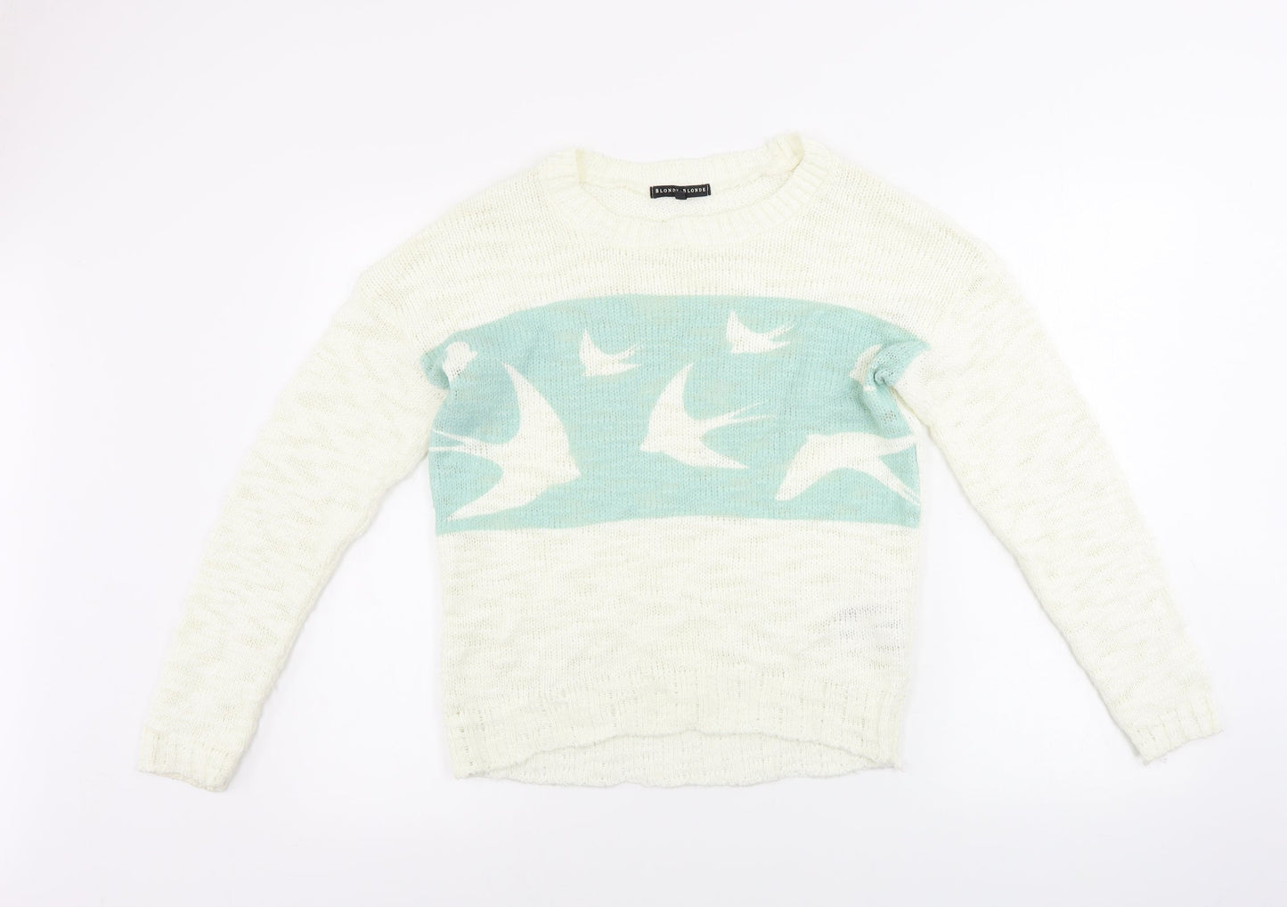 Blonde & Blonde   Womens Grey   Pullover Jumper Size 8