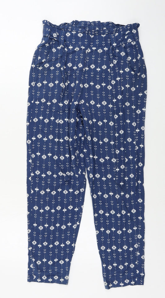 Primark  Womens Blue   Trousers  Size 4 L25 in