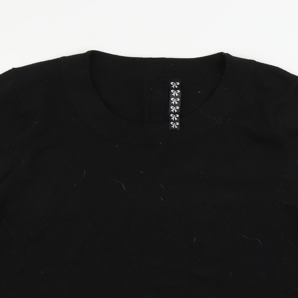Womens UK Size 18 Preworn Black Pullover Jumper