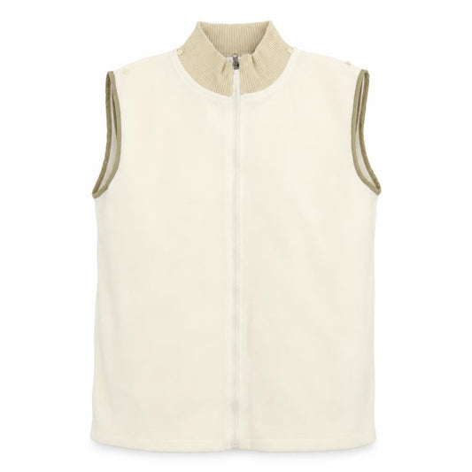 Womens UK Size M anne de lancay Ivory Gilet