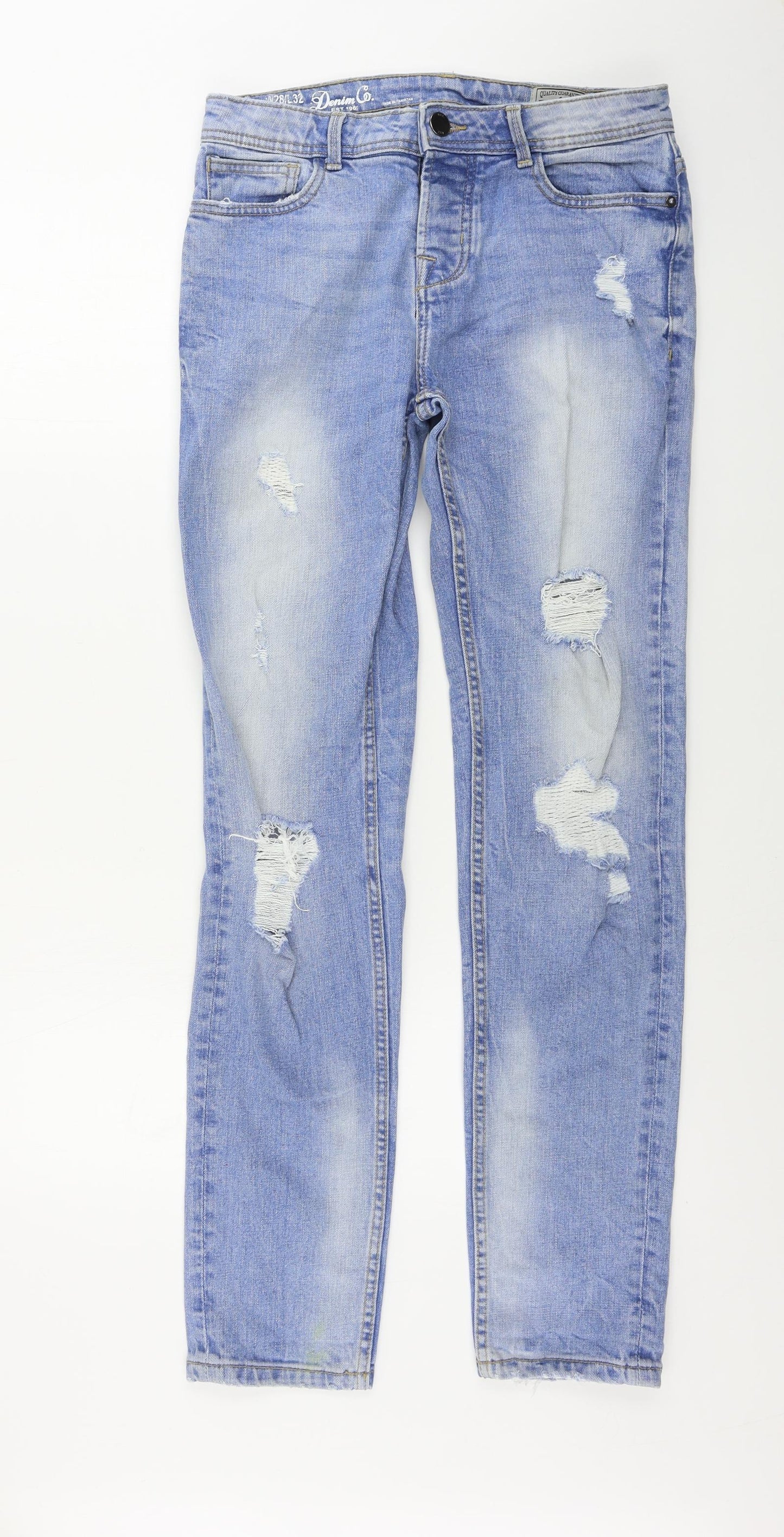 denim co Mens Blue   Skinny Jeans Size 28 in L32 in