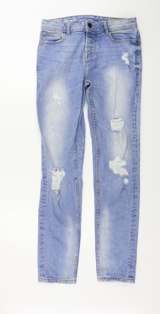 denim co Mens Blue   Skinny Jeans Size 28 in L32 in