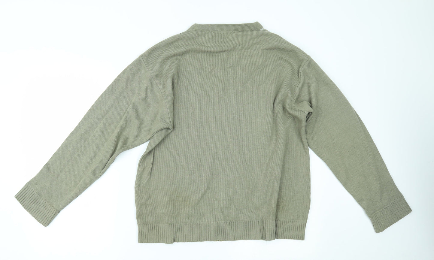 Womens UK Size M BHS Green Pullover Jumper