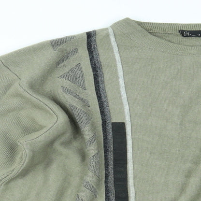 Womens UK Size M BHS Green Pullover Jumper