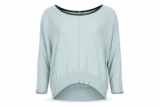 Womens UK Size 12 LEBEK Green Basic Blouse