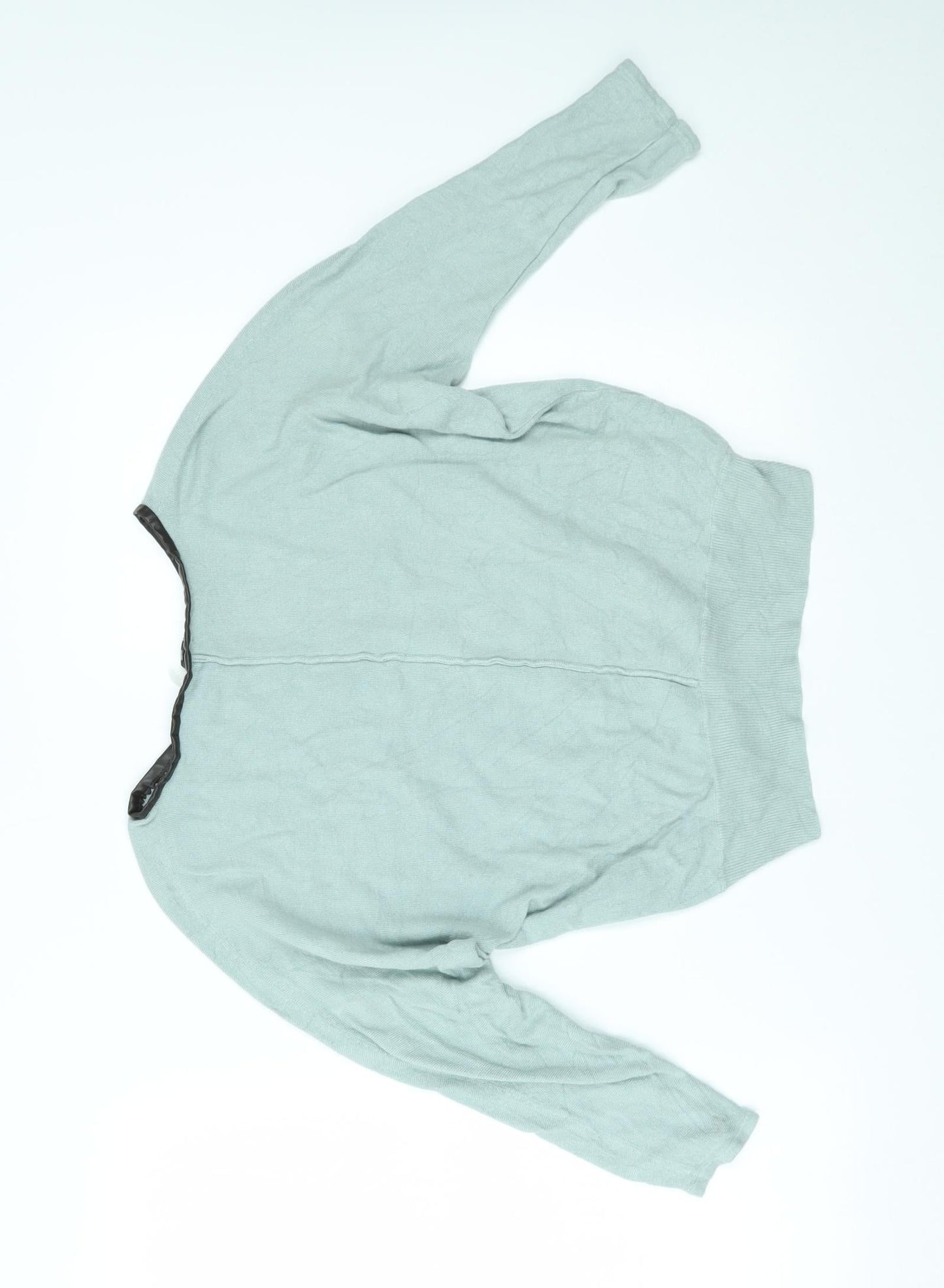 Womens UK Size 12 LEBEK Green Basic Blouse