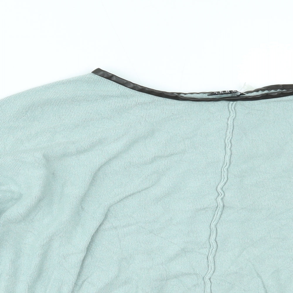 Womens UK Size 12 LEBEK Green Basic Blouse