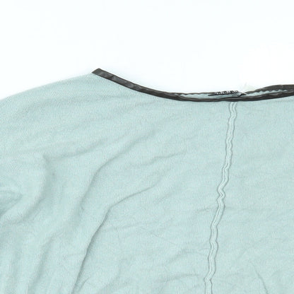 Womens UK Size 12 LEBEK Green Basic Blouse