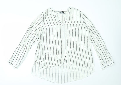 Womens UK Size 16 New Look White Basic Blouse