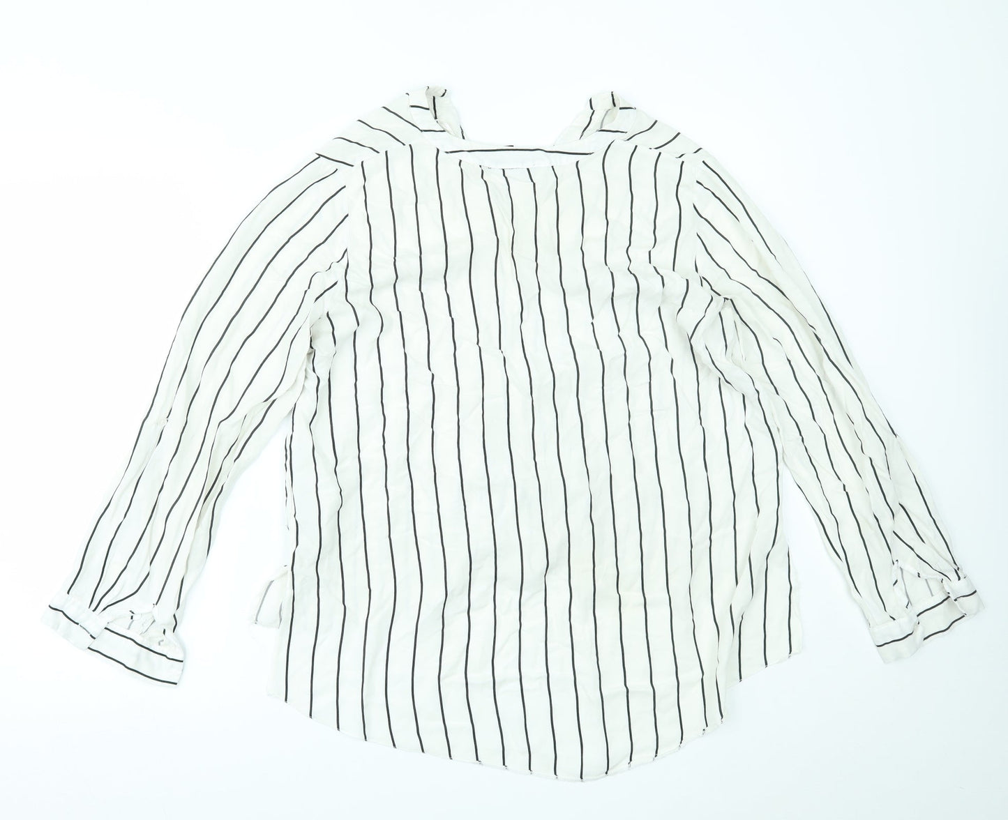 Womens UK Size 16 New Look White Basic Blouse