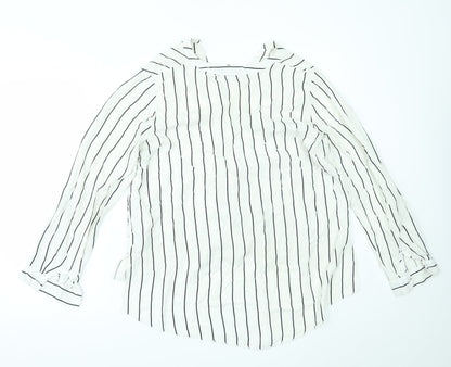 Womens UK Size 16 New Look White Basic Blouse
