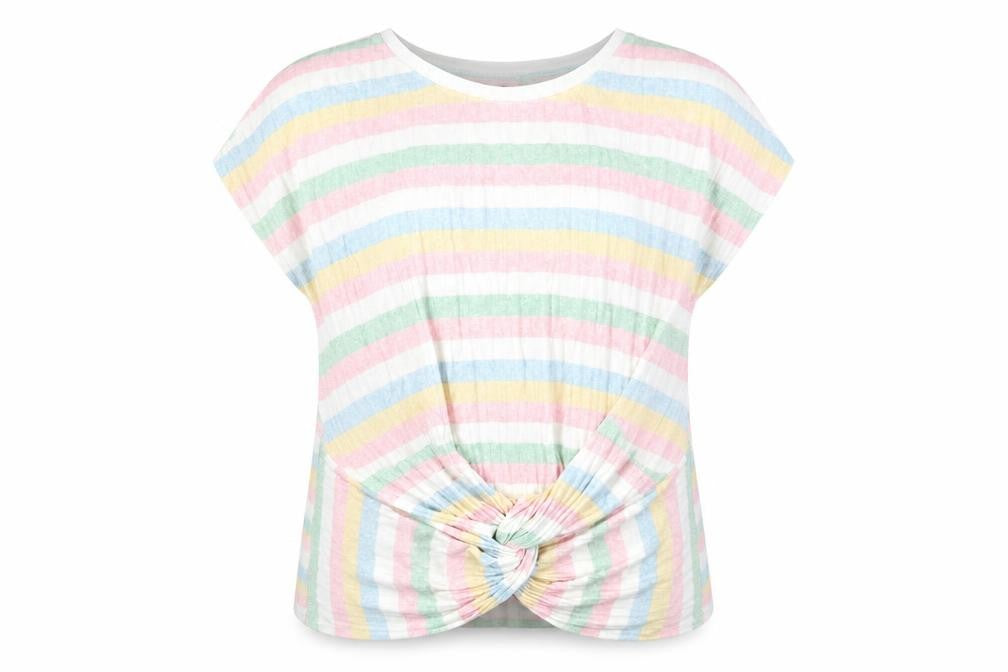 Womens UK Size M New Look Multicoloured Basic Blouse