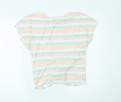 Womens UK Size M New Look Multicoloured Basic Blouse