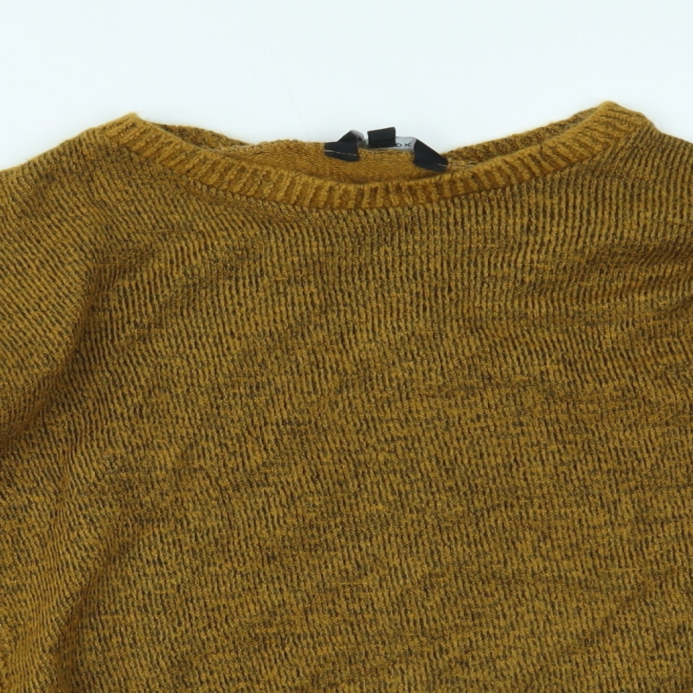 Womens UK Size 10 New Look Yellow Pullover Jumper