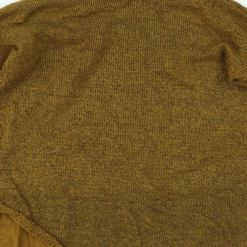 Womens UK Size 10 New Look Yellow Pullover Jumper