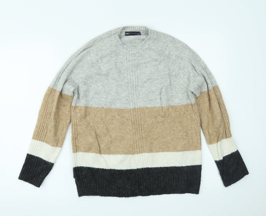 Womens UK Size M Marks and Spencer Multicoloured Pullover Jumper