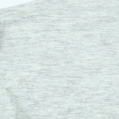 Womens UK Size 10 New Look Grey Basic Blouse