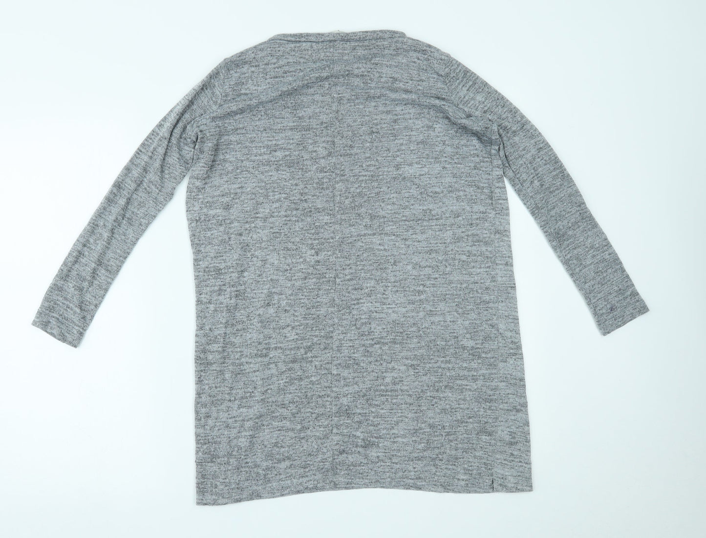 Womens UK Size 6 River Island Grey Basic Blouse