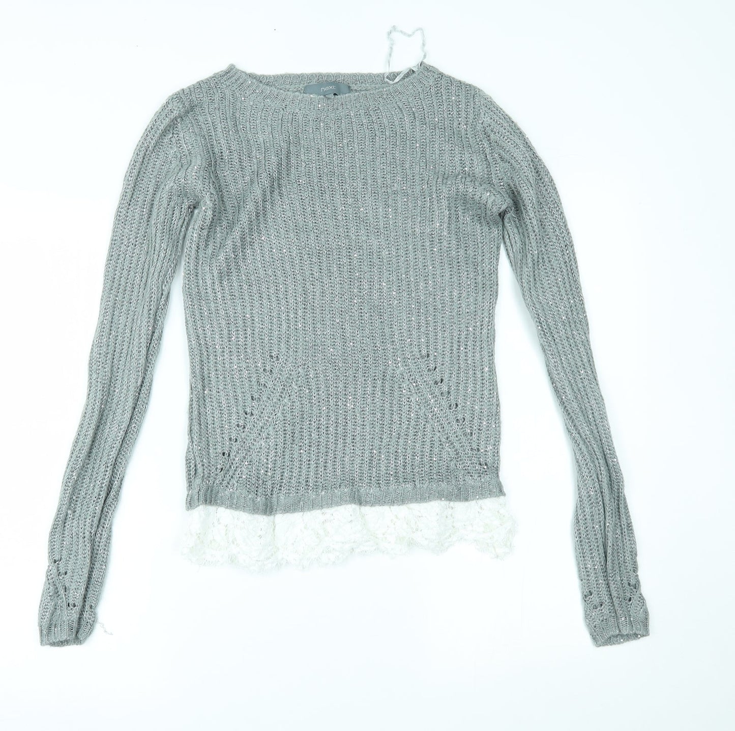Womens UK Size XS NEXT Green Pullover Jumper