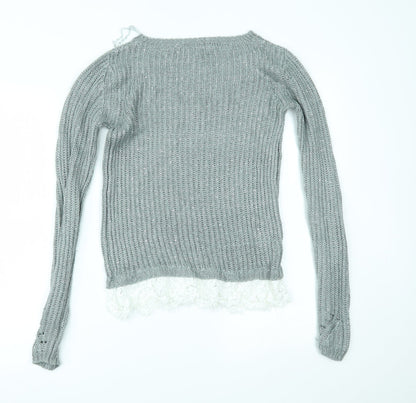 Womens UK Size XS NEXT Green Pullover Jumper